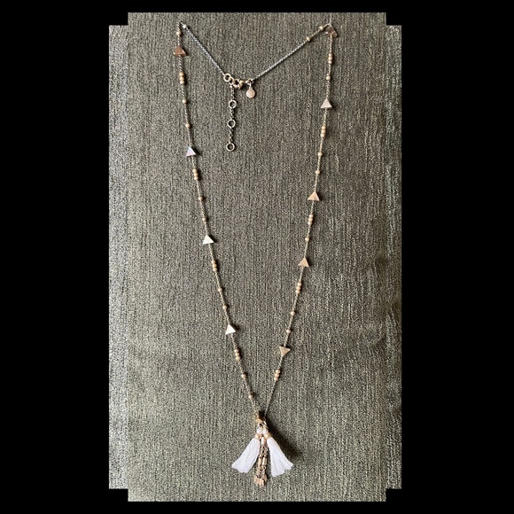 J. Crew Jewelry - Vintage stamped J. Crew Tassel Necklace